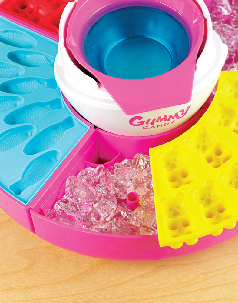SMART Worldwide - SMART Gummy Candy Maker create #delicious candies in  everyone's favourite flavours, colours and shapes. With the easy to use  silicone moulds, you can make fish, worms and bear gummy #