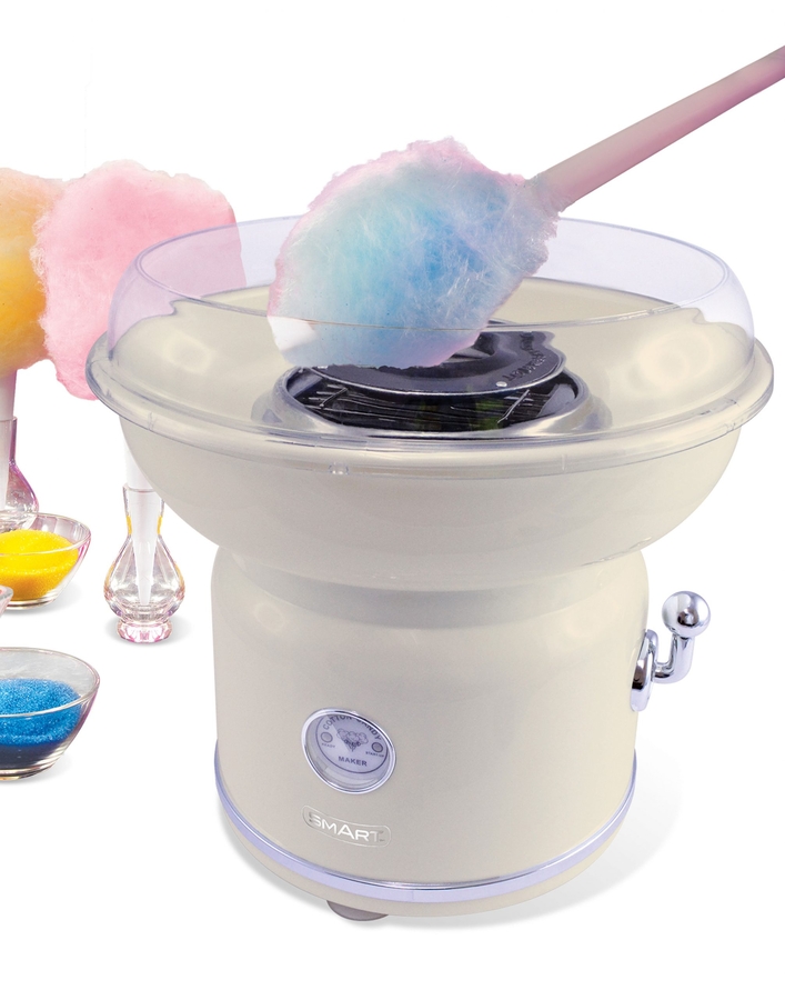 SMART Retro Candy Floss Maker In Ivory Cream – Smart